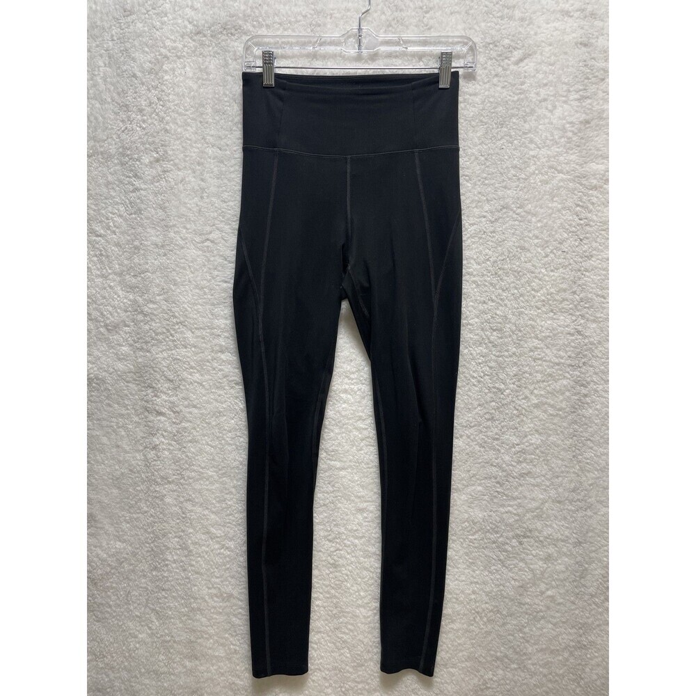 Girlfriend Collective Women's Black Leggings Size S Stretchy Hidden Pocket